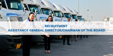 RECRUITMENT ASSISTANCE GENERAL DIRECTOR/CHAIRMAN OF THE BOARD